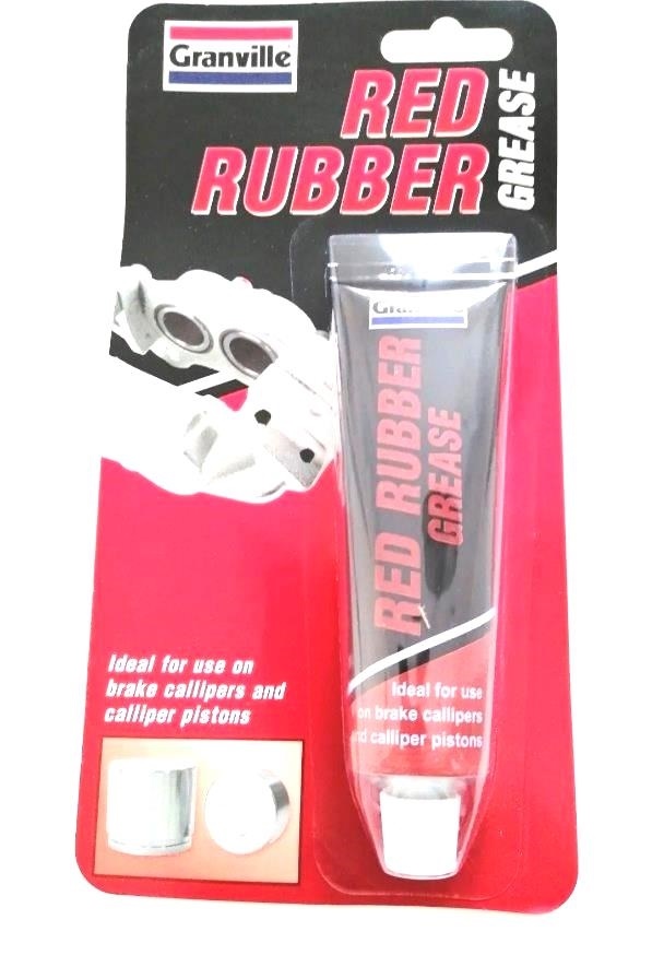 red rubber grease